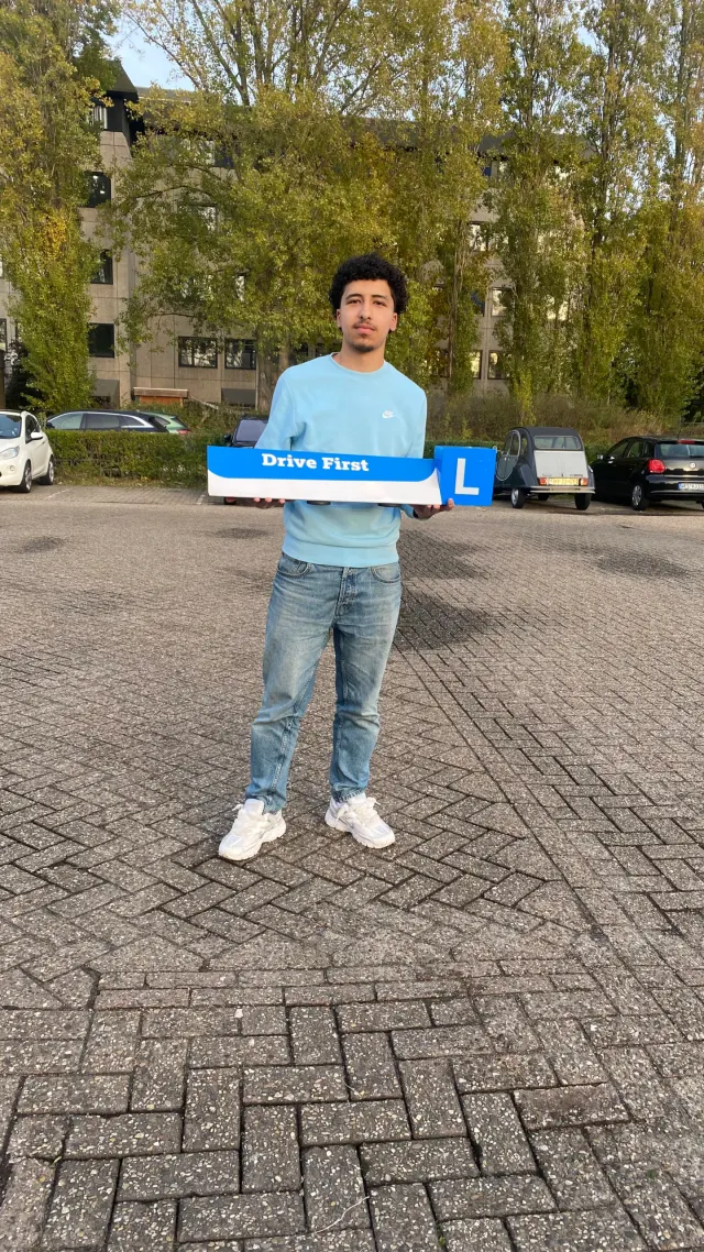 Rashid is geslaagd bij Drive First